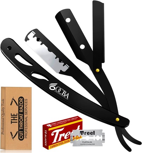 Barber cut throat straight - cut,