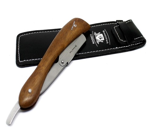 Wood barber salon - salon, straight